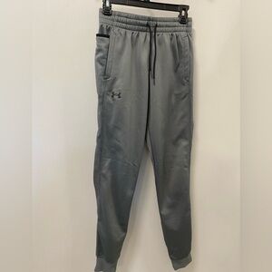 Under Armour, grey, boys Joggers, size small, with pockets